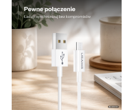 USAMS Kabel U23 microUSB 2A Fast Charge 1m biały - 1569116 - zdjęcie 2